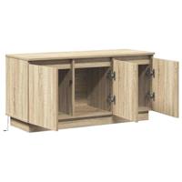 TV-meubel met LED Sonoma eiken 100 x 38 x 49 cm Bewerkt hout - thumbnail
