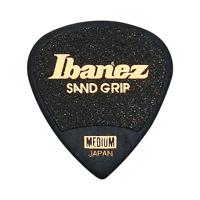 Ibanez PPA16MSGBK Grip Wizard Sand Grip plectrumset 6-pack medium zwart - thumbnail