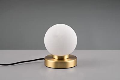 Trio TafellampjePrinz Ii goud met wit glas - R54011008