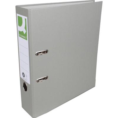 Q-CONNECT ordner, voor ft A4, uit Recycolor papier, rug van 8 cm, grijs