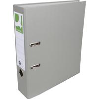 Q-CONNECT ordner, voor ft A4, uit Recycolor papier, rug van 8 cm, grijs - thumbnail