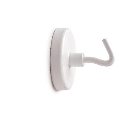 Maul Magneet (Ø x h) 25 mm x 36 mm Rond, Met haak Wit 5 stuk(s) 6157802