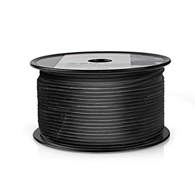 Coaxkabel | RG174 | 100 m | Rol | Zwart Coaxkabel | RG174 | 100 m | Rol | Zwart