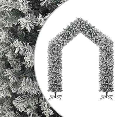 VidaXL Kerstboog met sneeuwvlokken 270 cm