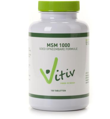 Vitiv MSM 1000mg 100 Tabletten