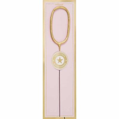 Sterretje Nummer 0 Kaars Goud Pink Sterretje Nummer 0 Kaars Goud Pink