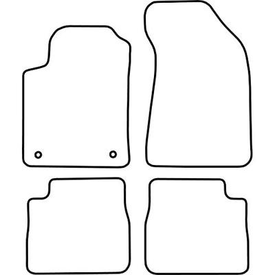 Automatten passend voor Lancia Delta vanaf 2008 TMLN510