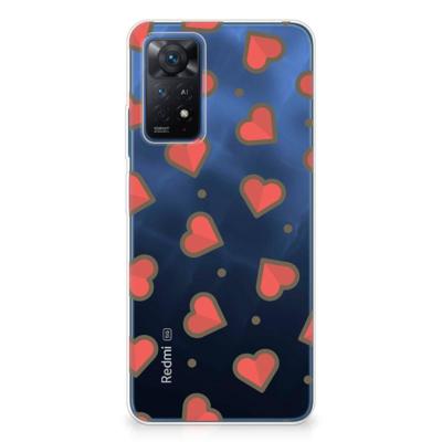 Xiaomi Redmi Note 11 Pro 5G | TPU bumper | Hearts Xiaomi Redmi Note 11 Pro 5G | TPU bumper | Hearts