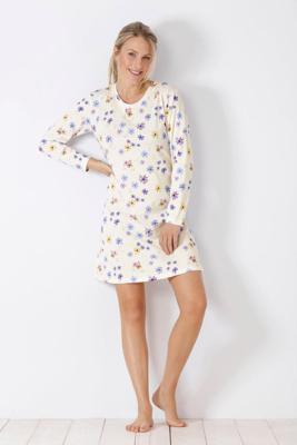Gebroken wit dames nachthemd Hajo