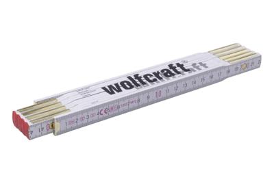 Wolfcraft Duimstok | 2mtr | Beukenhout | 1 stuk - 5227000 Wolfcraft Duimstok | 2mtr | Beukenhout | 1 stuk - 5227000