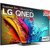 QNED LG 55QNED87 TV 139 cm 4K UHD Smart TV 2024 zwart en grijs - thumbnail