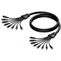 Procab REF8033 8x RCA male - 8x RCA male 5.00 meter - thumbnail
