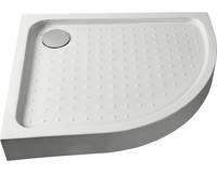 Badstuber Round douchebak kwartrond 90x70x12.5cm links - thumbnail