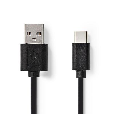 Nedis USB-Kabel | USB-C Male | USB-A Male | 480 Mbps | 3 m | 1 stuks - CCGB60600BK30 CCGB60600BK30