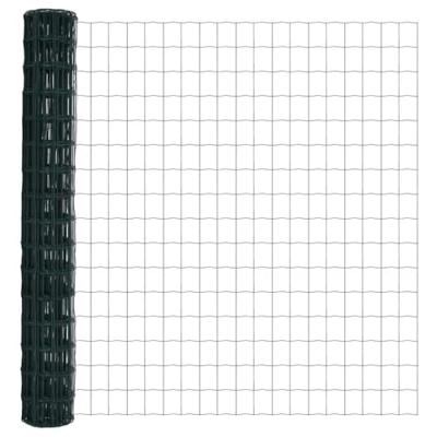 Euro Hek Groen 1,5 x 10 m PVC-gecoat ijzer