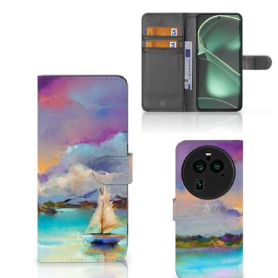 Hoesje OPPO Find X6 Pro Boat | Portemonnee hoesje Hoesje OPPO Find X6 Pro Boat | Portemonnee hoesje
