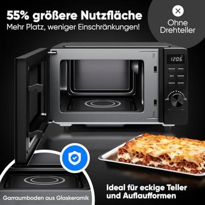 Profi Cook PC-MWG 1278 Magnetron Zwart 700 W Timerfunctie, Grillfunctie Profi Cook PC-MWG 1278 Magnetron Zwart 700 W Timerfunctie, Grillfunctie