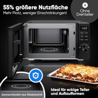 Profi Cook PC-MWG 1278 Magnetron Zwart 700 W Timerfunctie, Grillfunctie - thumbnail