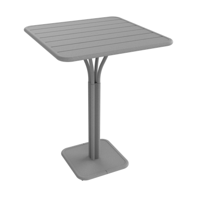 Fermob Luxembourg tuintafel hoog 80x80 cm Lapilli Grey