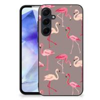 Samsung Galaxy A55 Dierenprint Telefoonhoesje Flamingo - thumbnail