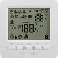 Sygonix SY-4500820 Draadloze kamerthermostaat Montagewijze: Inbouw (in muur) Weekprogramma 1 stuk(s) - thumbnail
