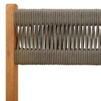 Tuinstoelen 6 st inklapbaar massief acaciahout grijs - thumbnail