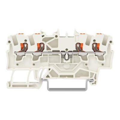 WAGO 2201-1409 Doorgangsklem 100 stuk(s)