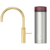 Quooker Fusion Round Keukenkraan Set - Kokend Warm- en Koud Water - Goud - Inclusief PRO3 Reservoir - thumbnail