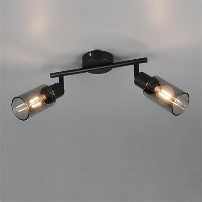 Trio Design plafondlampMars 2-lichts zwart - R80012032