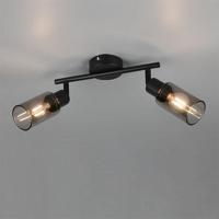 Trio Design plafondlampMars 2-lichts zwart - R80012032 - thumbnail