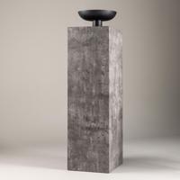 Nohr Zuil 'Nykole' 130cm hoog, kleur Grijs - thumbnail