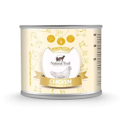 NATURAL TRAIL Cat Monoprotein Chicken - nat kattenvoer - 185g