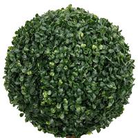 Kunstplant met pot buxus bolvorming 119 cm groen - thumbnail