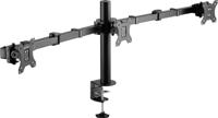 SpeaKa Professional SP-MM-230 Monitorbeugel Aantal monteerbare displays: 3 Display(s) 43,2 cm (17) - 68,6 cm (27) Zwart In hoogte verstelbaar, Kantelbaar, - thumbnail