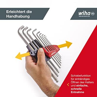 ProStar Inbussleutelset Kogelkop 369S9, 9-delig WIHA
