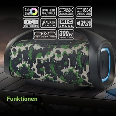 Muse M-980 CA Camouflage draadloze Bluetooth-luidspreker Muse M-980 CA Camouflage draadloze Bluetooth-luidspreker
