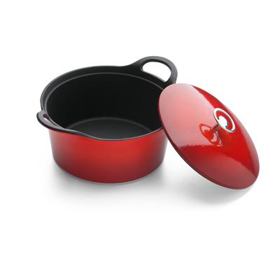 Cuisinox Volcan Gietijzeren Braadpan 24 cm Rood