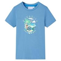 VidaXL Kindershirt 116 middenblauw - thumbnail