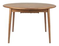 Zuiver Twist Uitschuifbare Eettafel Rond 120|160 cm Walnoot - Bruin - thumbnail