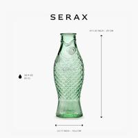 SERAX - Fish&Fish - Karaf groen 1,00l h29cm - thumbnail