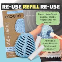Ecoegg Navulling wasdrogerballen - fresh linen - 4 stuks - thumbnail