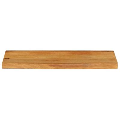 Tafelblad met natuurlijke rand 90x40x3,8 cm massief mangohout
