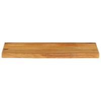 Tafelblad met natuurlijke rand 90x40x3,8 cm massief mangohout - thumbnail