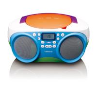 Lenco SCD-41 - CD-speler voor kinderen - CD-radio - Stereo-installatie - Boombox - FM-radiotuner - USB aansluiting - MP3-2 x 1 W RMS vermogen - Werkt op netvoeding en batterijen - Kleurrijk - thumbnail