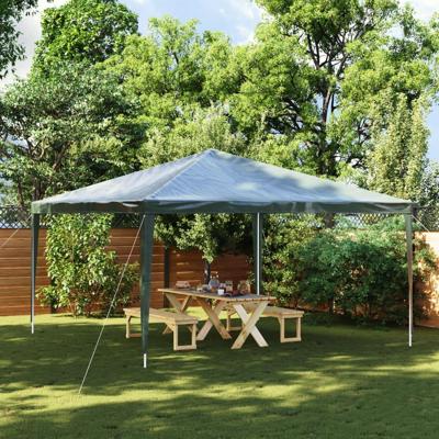 Partytent professioneel 90 g/m 4x4 m groen Partytent professioneel 90 g/m 4x4 m groen