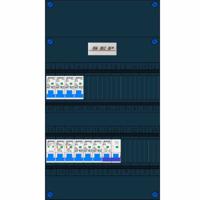 SEP 7 groepenkast 7 installatieautomaat 16A 30mA + kookgroep B16 2 aardlekschakelaars CHB24 230V - thumbnail