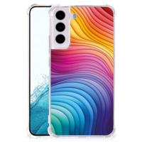 Shockproof Case voor Samsung Galaxy S22 Regenboog - thumbnail