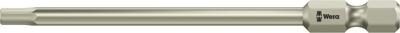Wera 3840/4 Bits Zeskant, RVS, Hex-Plus, 3/32 duim x 89 mm - 1 stuk(s) - 05071105001