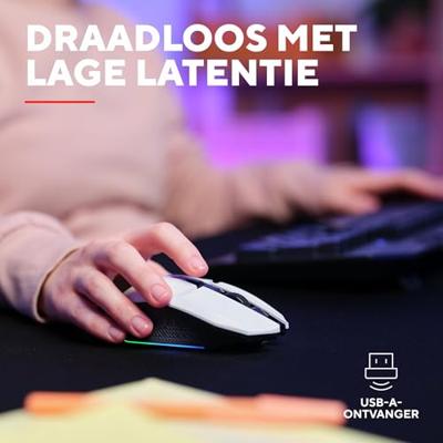 Trust GXT 110W Felox Draadloze Witte Gaming Muis - thumbnail