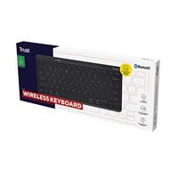 Trust Lyra Compact Draadloze Keyboard Toetsenbord Zwart - thumbnail